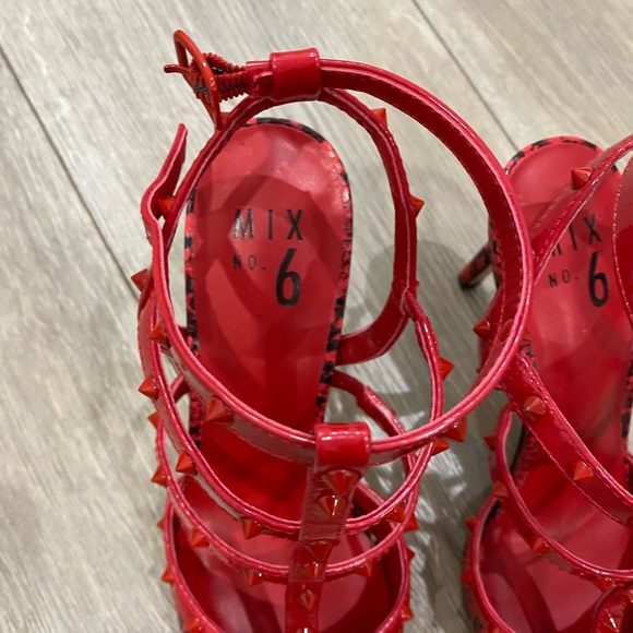 🎊PRICE⬇️MIX No. 6 Women's Red Laboni Pump - size 7 1/2M - Picture 7 of 7